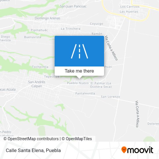 Calle Santa Elena map