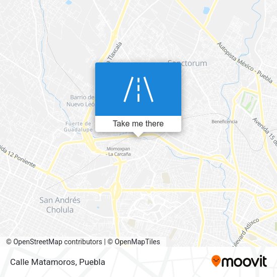 Mapa de Calle Matamoros
