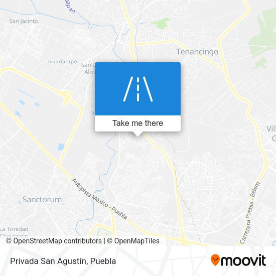 Mapa de Privada San Agustín