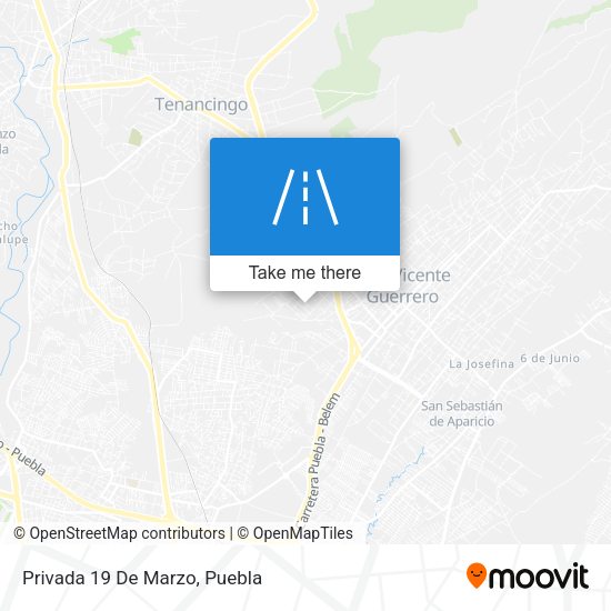 Mapa de Privada 19 De Marzo