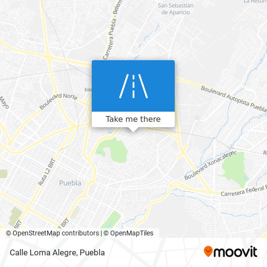 Calle Loma Alegre map