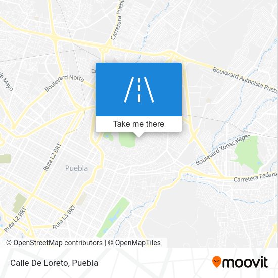 Mapa de Calle De Loreto
