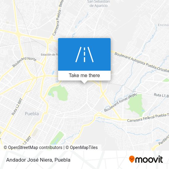 Andador José Niera map