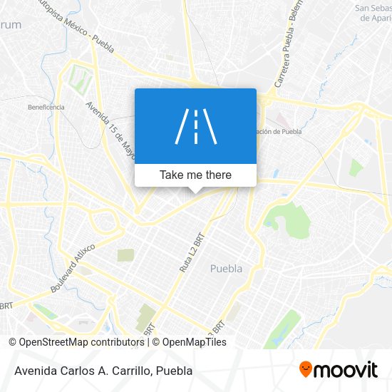 Mapa de Avenida Carlos A. Carrillo