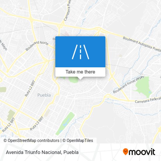 Avenida Triunfo Nacional map