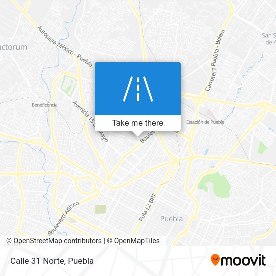 Mapa de Calle 31 Norte