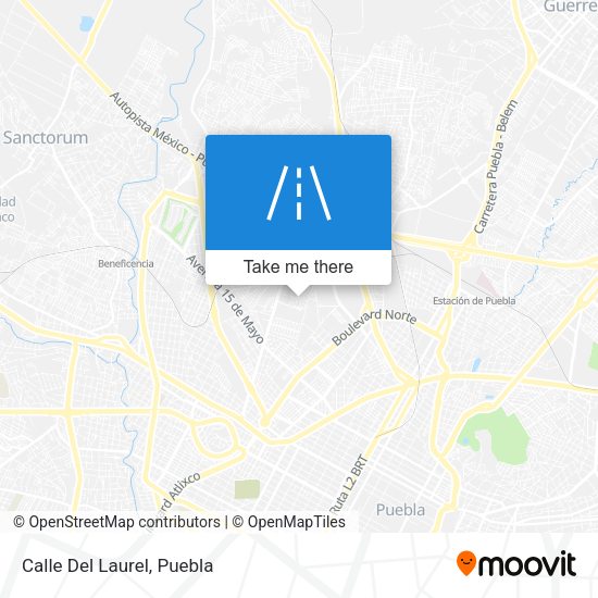 Mapa de Calle Del Laurel