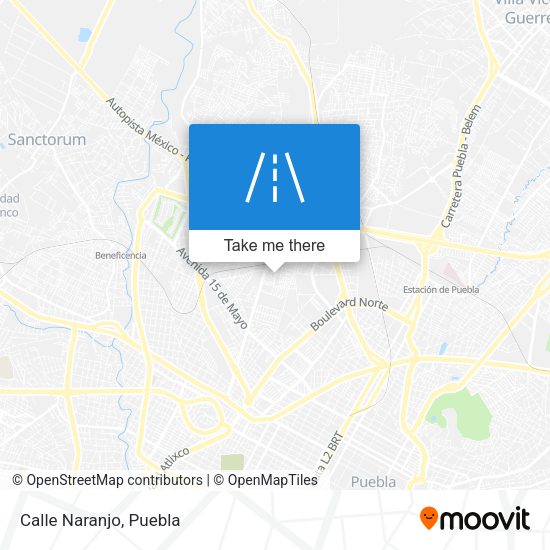 Mapa de Calle Naranjo