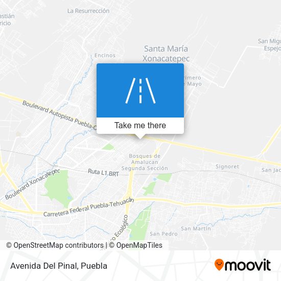 Mapa de Avenida Del Pinal