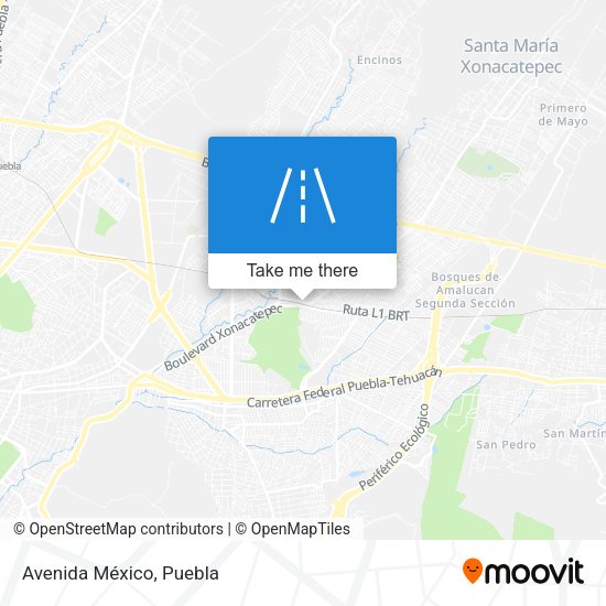 Avenida México map