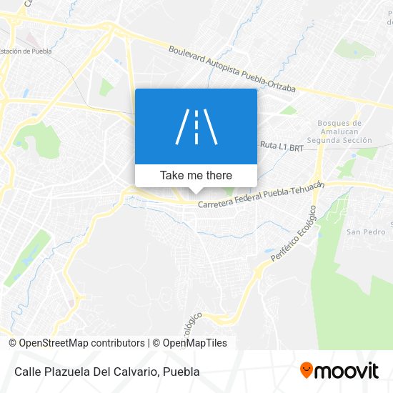 Calle Plazuela Del Calvario map