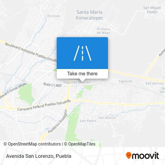 Mapa de Avenida San Lorenzo