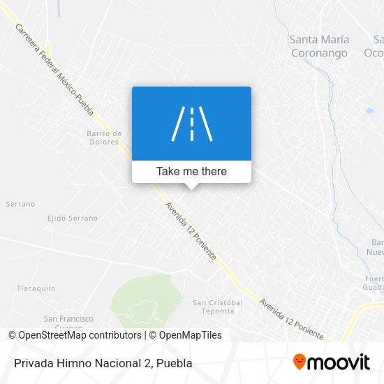 Mapa de Privada Himno Nacional 2