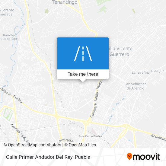 Mapa de Calle Primer Andador Del Rey