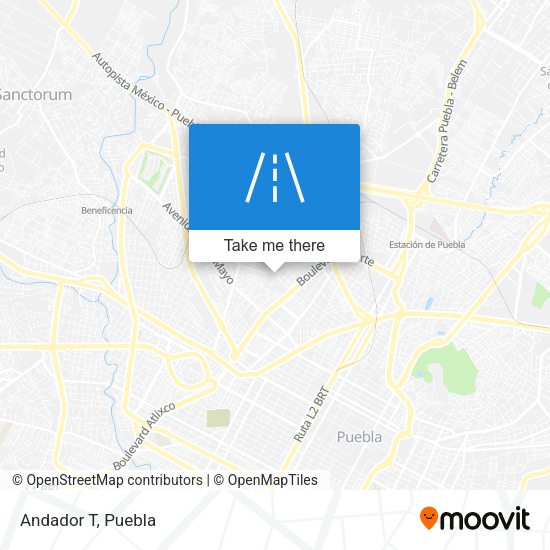 Mapa de Andador T