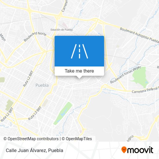 Mapa de Calle Juan Álvarez