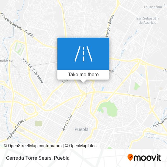 Mapa de Cerrada Torre Sears