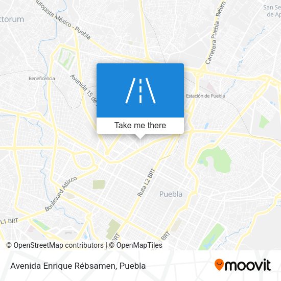 Avenida Enrique Rébsamen map