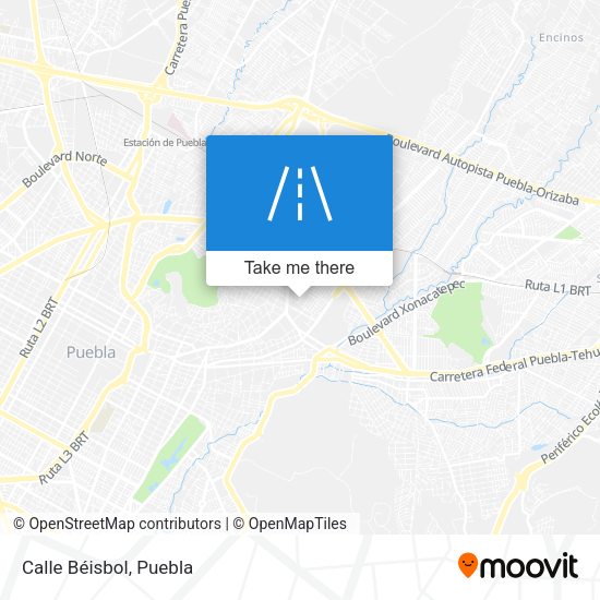 Mapa de Calle Béisbol