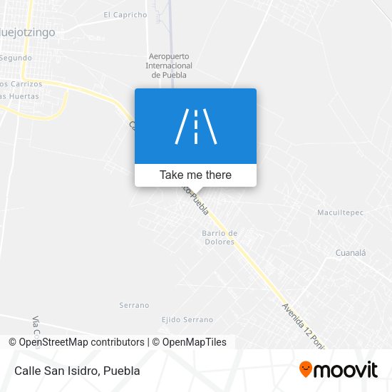 Mapa de Calle San Isidro