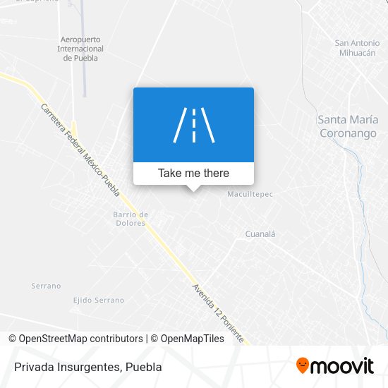 Privada Insurgentes map