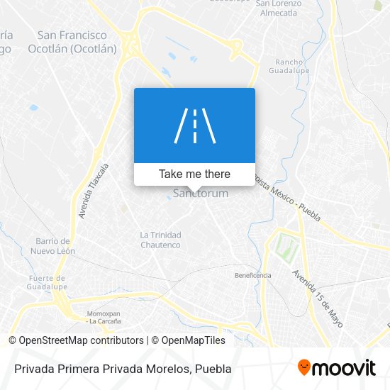Mapa de Privada Primera Privada Morelos