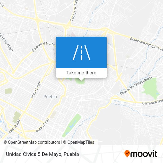 Mapa de Unidad Civica 5 De Mayo