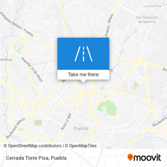 Mapa de Cerrada Torre Pisa