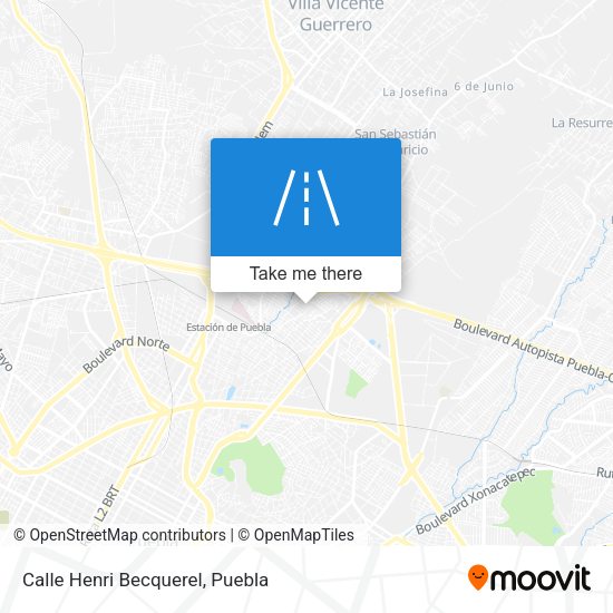 Calle Henri Becquerel map