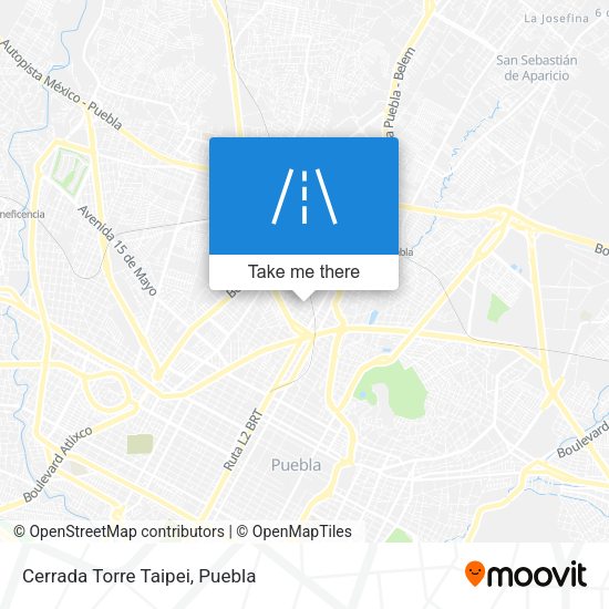 Mapa de Cerrada Torre Taipei