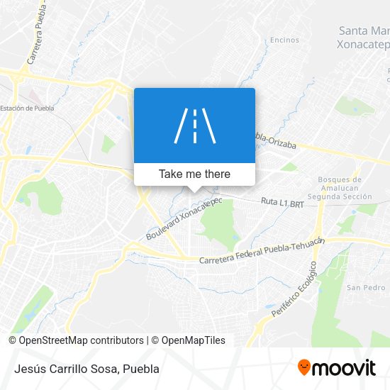 Jesús Carrillo Sosa map