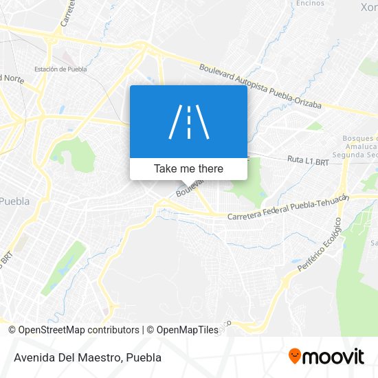 Mapa de Avenida Del Maestro
