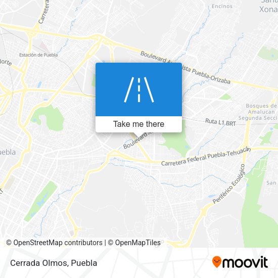 Mapa de Cerrada Olmos