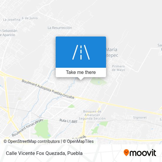 Calle Vicente Fox Quezada map