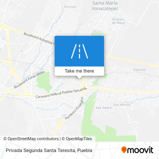 Privada Segunda Santa Teresita map