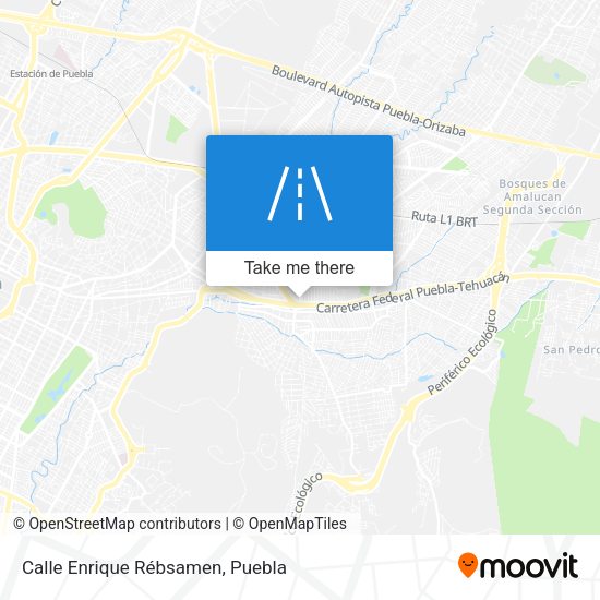 Calle Enrique Rébsamen map