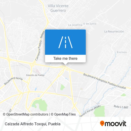 Calzada Alfredo Toxqui map