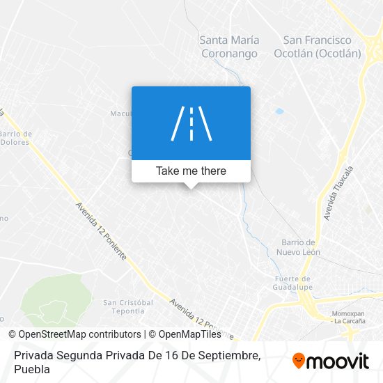 Privada Segunda Privada De 16 De Septiembre map