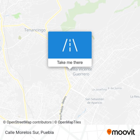 Calle Morelos Sur map