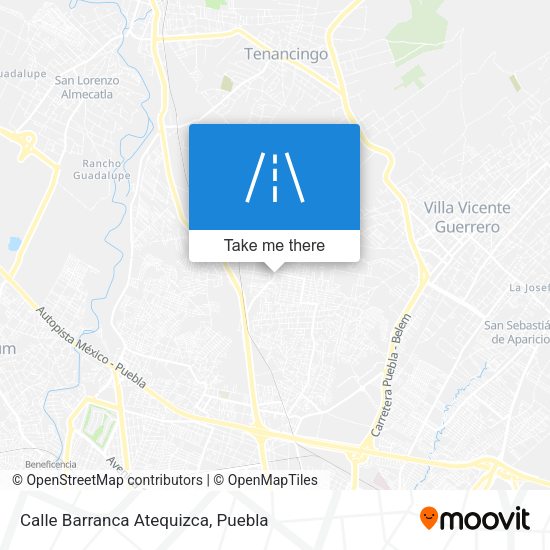 Calle Barranca Atequizca map