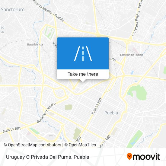 Uruguay O Privada Del Puma map