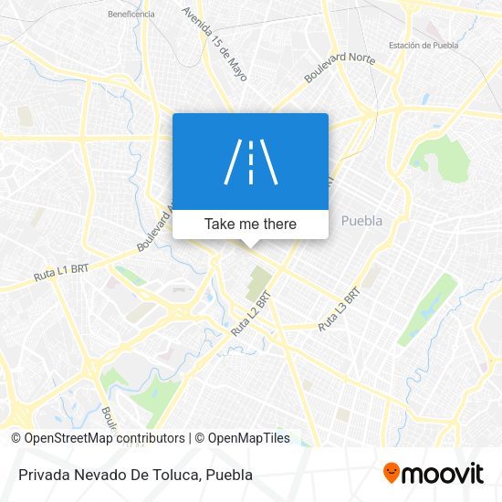 Privada Nevado De Toluca map