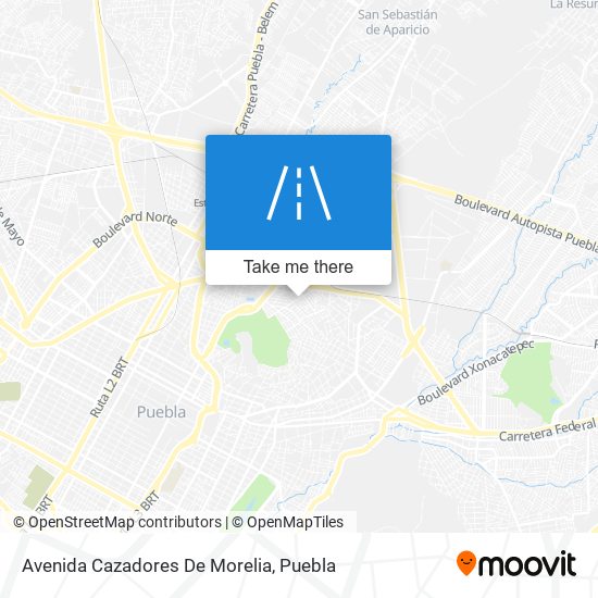 Mapa de Avenida Cazadores De Morelia