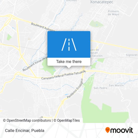 Mapa de Calle Encinar