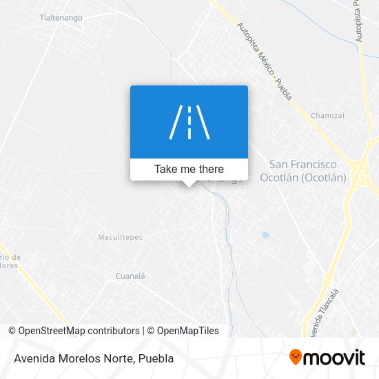 Mapa de Avenida Morelos Norte