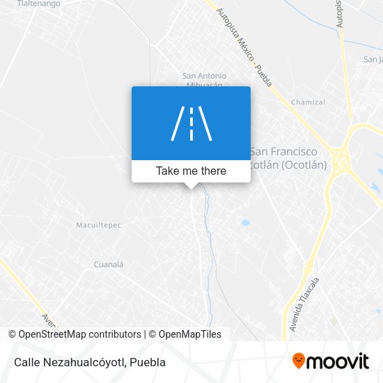 Calle Nezahualcóyotl map