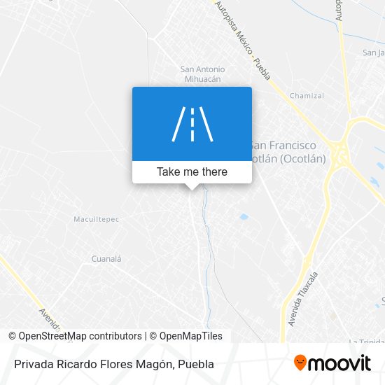 Mapa de Privada Ricardo Flores Magón