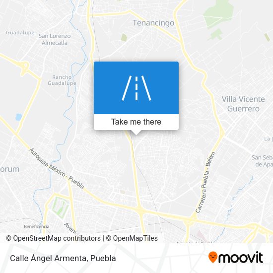 Calle Ángel Armenta map