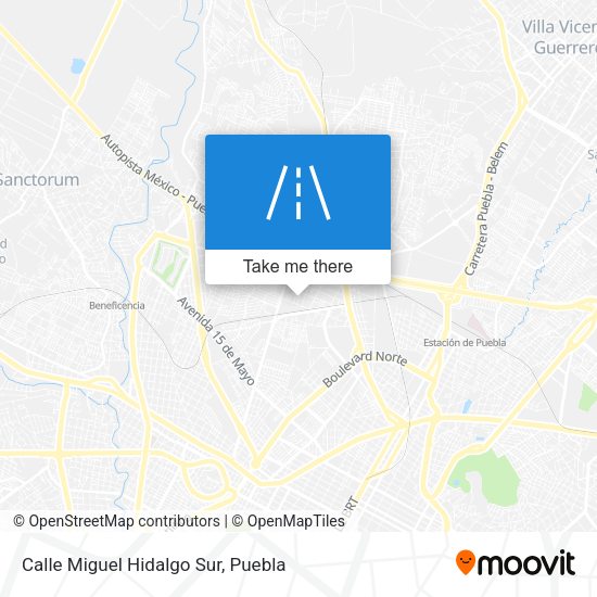Calle Miguel Hidalgo Sur map