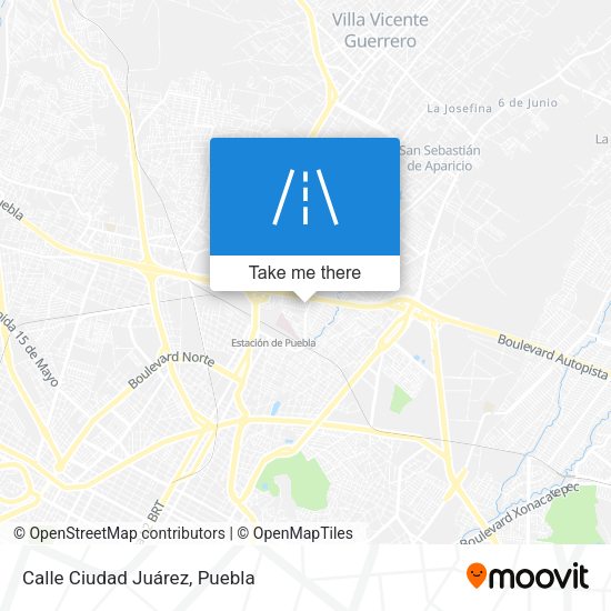 Calle Ciudad Juárez map